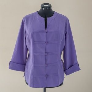 Kathy Che Purple Blouse